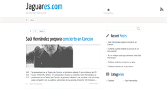 Desktop Screenshot of jaguares.com