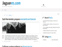 Tablet Screenshot of jaguares.com